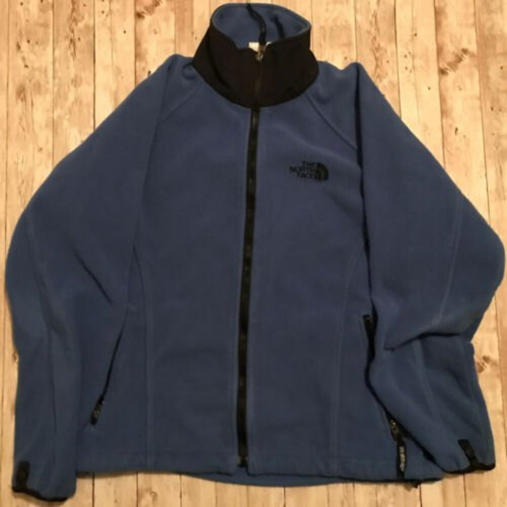 The North Face Blue Full Zip Women's Fleece Size Small